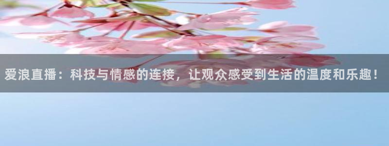 857体育直播免费播放：爱浪直播：科技与情感的连接，让观众感受到生活的温度和乐趣！